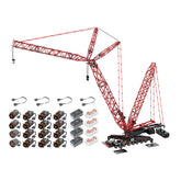 LG1750 Crane Model DIY Assembly Building Blocks Set (Dynamic Version/12135PCS/Red&Black)